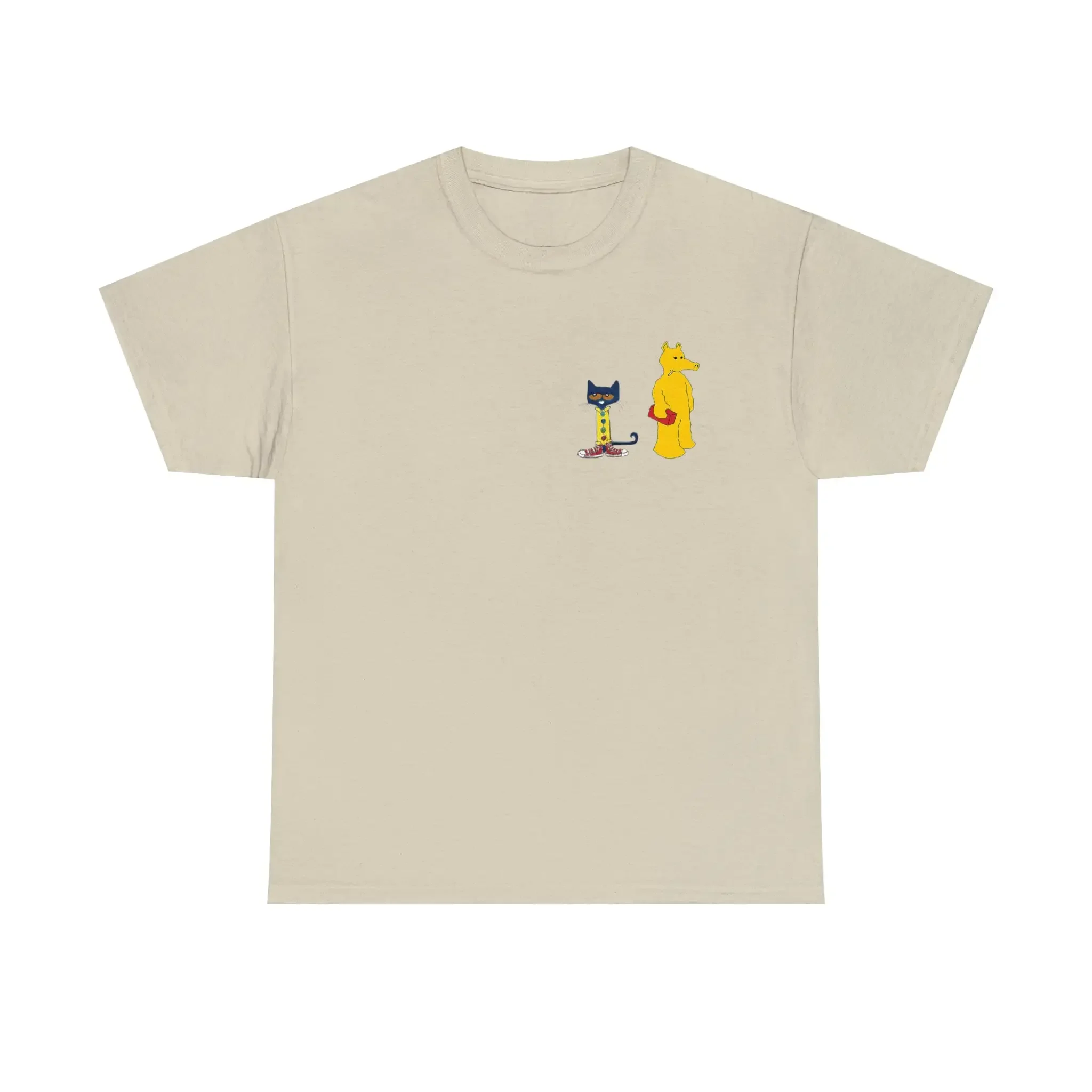 Quasimoto X Pete the Cat Unisex Heavy Cotton Tee T-shirt