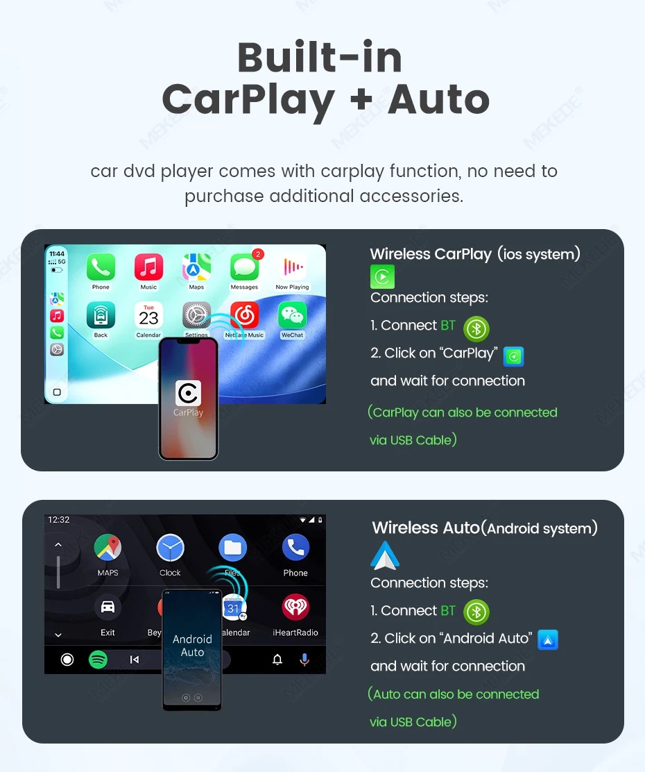 MEKEDE 8 Core Android Intelligente Auto Radio Systeme Für Audi A3 8P S3 RS3 2003-2012 Carplay Android auto DSP RDS Auto Multimedia – Detail 6