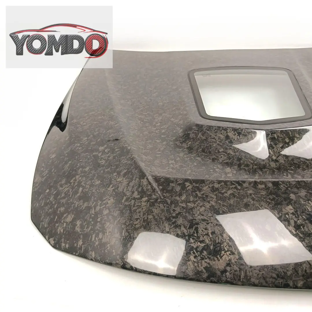 F80 M3 F82 M4 Forge Carbon Fiber Hood with clear Glass for BMW M3 M4