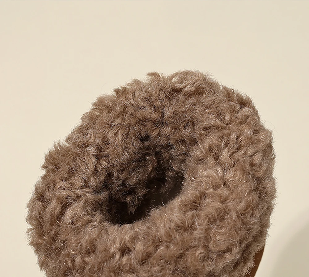 متعددة الوظائف أحذية الشتاء للأطفال سميكة الدافئة فو الفراء مبطن أحذية قطنية مكافحة زلق في الهواء الطلق أفخم الثلوج الأحذية للأطفال