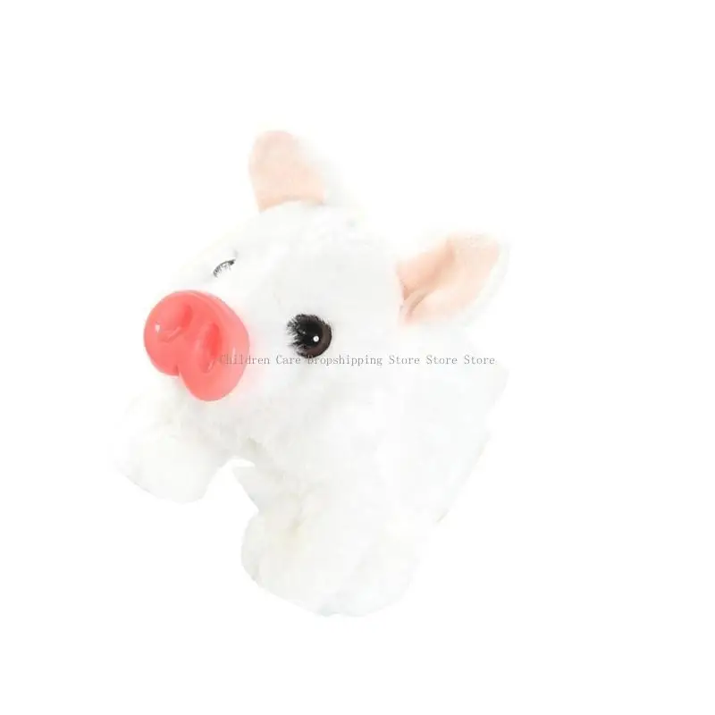 Âm thanh chuyển động thực tế Đồ chơi lợn sang trọng cho trẻ tập bò Học tập trong nhà Ngoài trời Giải trí gia đình Đồ chơi thú