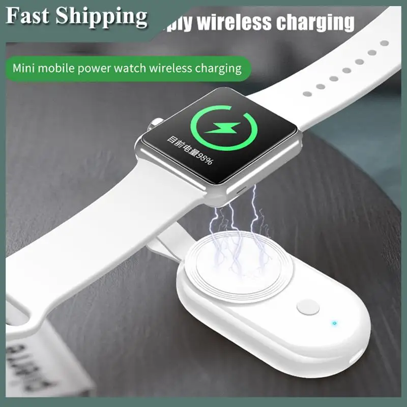 -MEOF Per orologio da 1-7 generazione e SE Comodo orologio con ventosa magnetica Caricabatterie wireless ABS + accessori di ricambio per PC, W