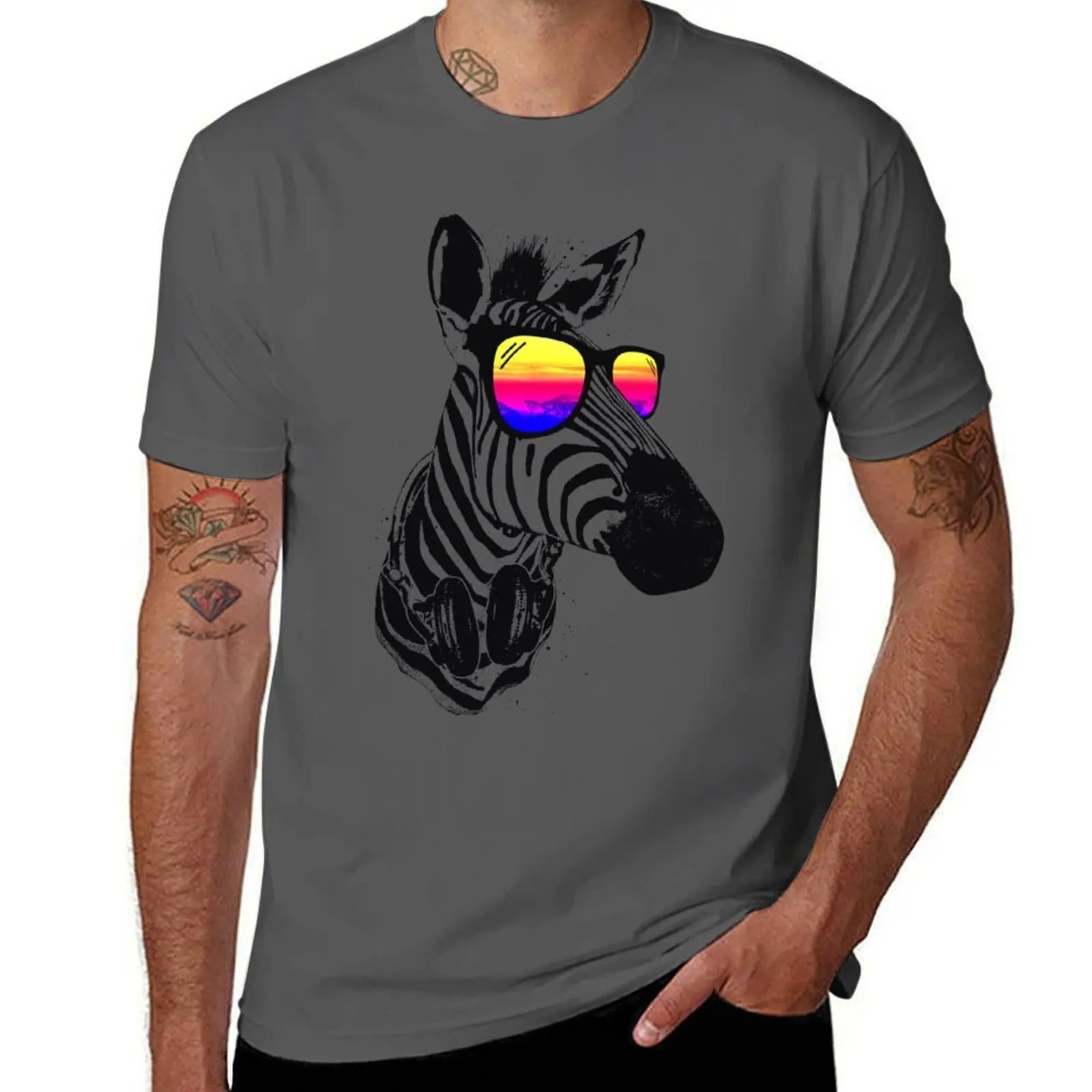 

Cool Zebra T-Shirt Plus Size Comfort Fit Tee