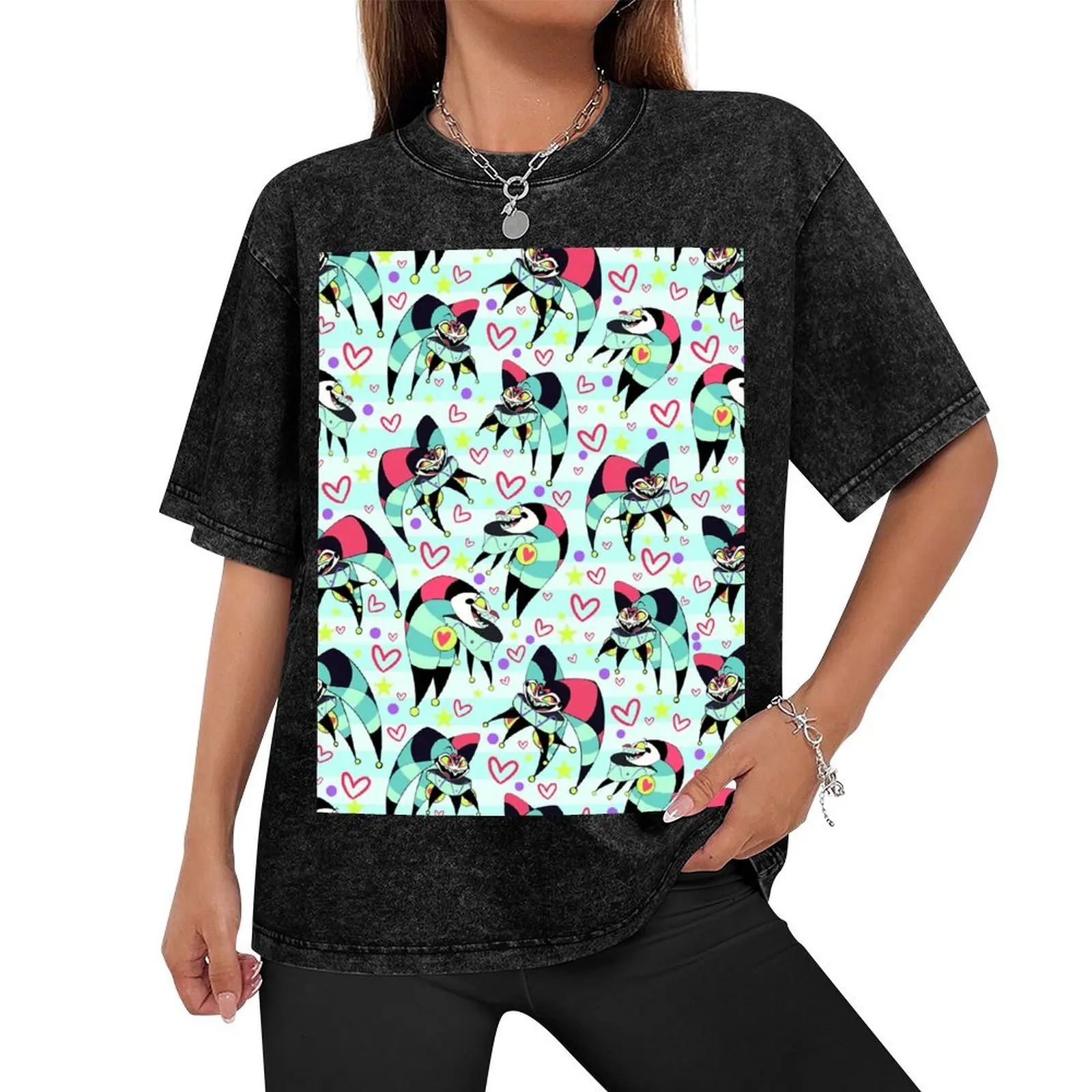 Fizzarolli Seamless Pattern Helluvaboss Fizz T-Shirt summer 2025 rapper graphic tees mens fashion