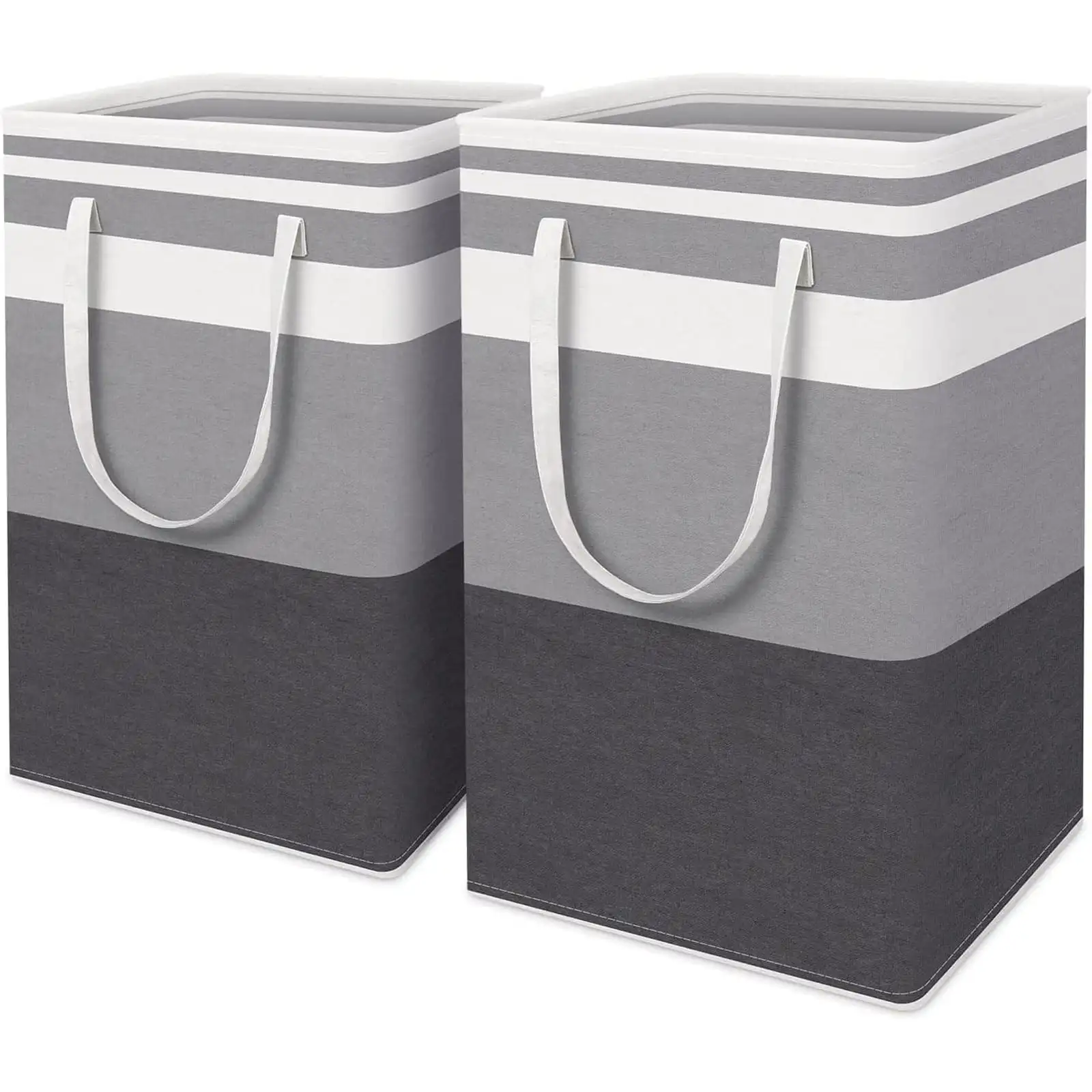 Laundry Basket 2 Pack 75L Large Collapsible Laundry Hamper Waterproof for Home Dorm Clothes Toy Storage