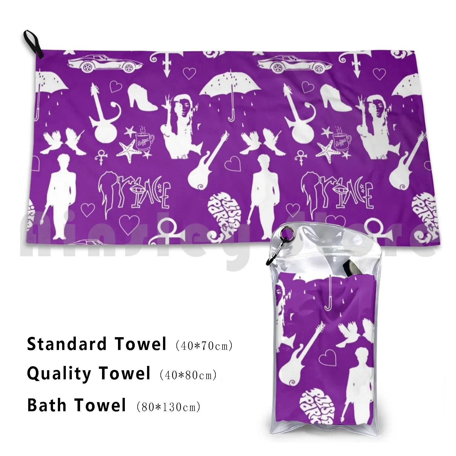 Банное полотенце с рисунком принца 1, пляжная подушка 2013, принц, певец, Роджерс, Нельсон, фиолетовый, дождь, гитара, голуби, символ крика