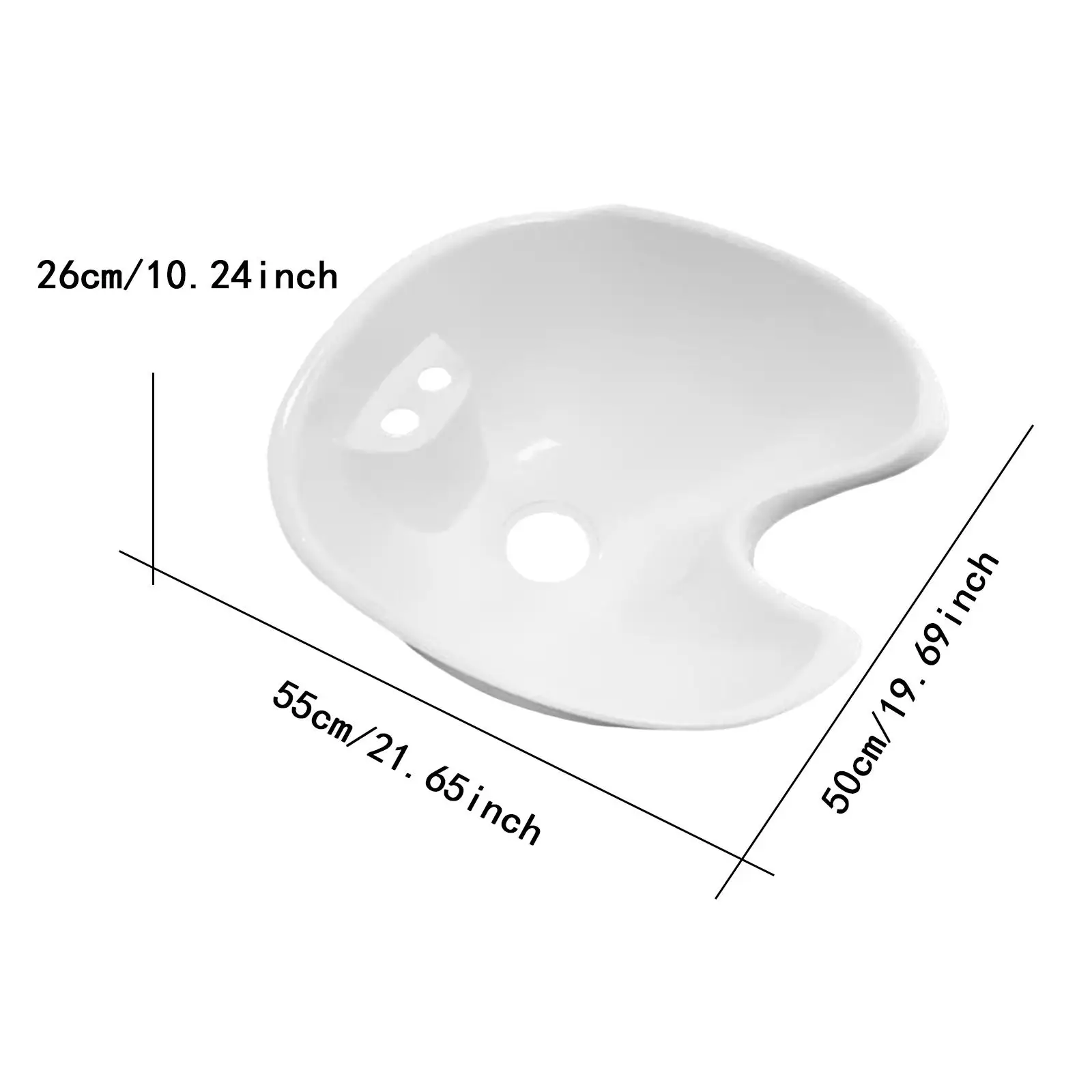Shampoo Bowl Hair Sink for Salons Beauty Salon Equipment Portable Wash Basin