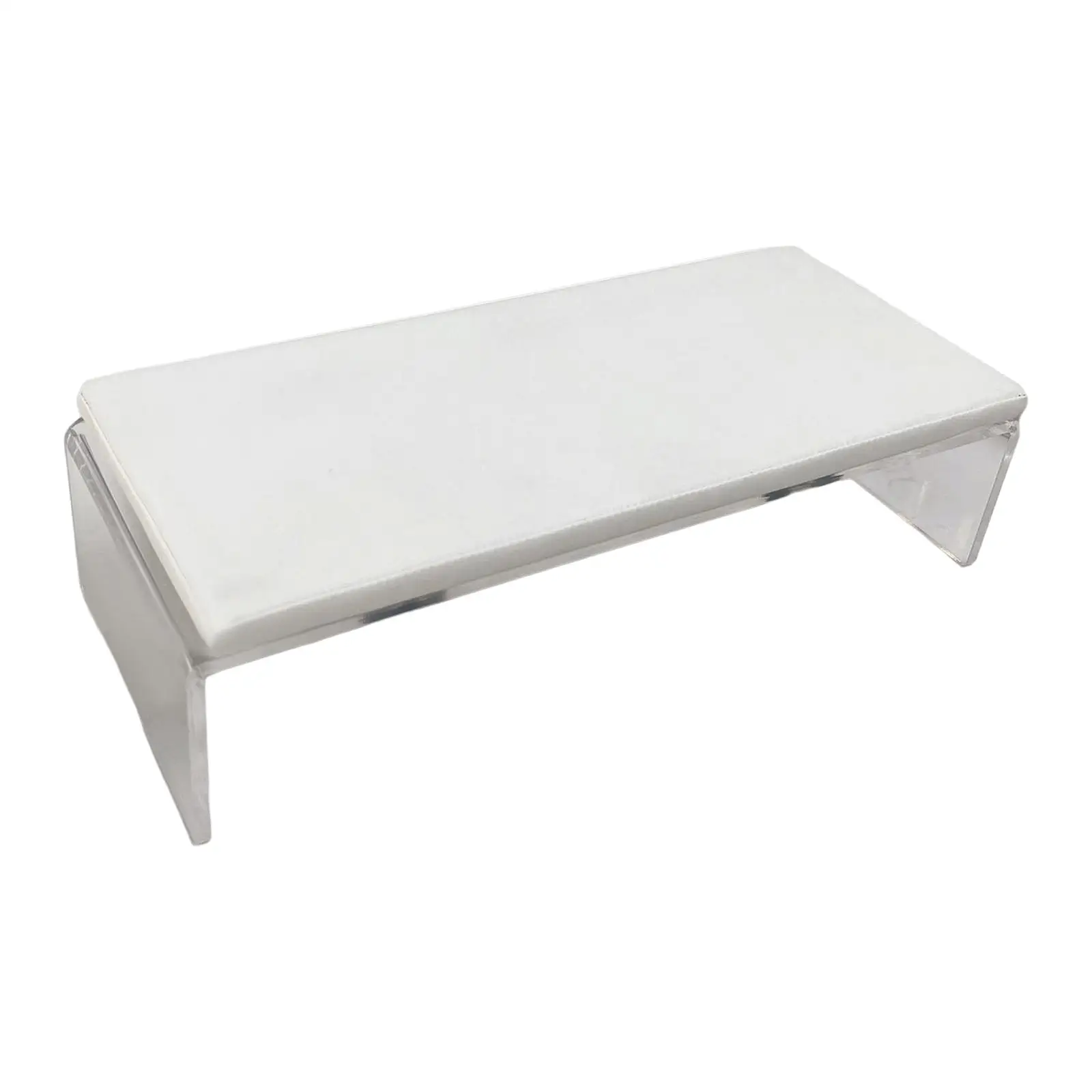 Nail Art Hand Pillow Arm Rest Cushion PU Leather Acrylic Frame Manicure Support for Salon Home Nail Drying Lamp Accessories