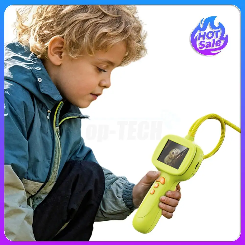 

Kids Endoscope 2.4 Inch Screen Nature Exploration Inspection Camera 2MP Birthday Gifts for Kids 4 5 6 7 8 9 10 Years Old