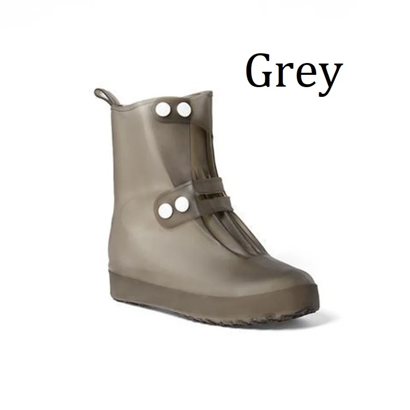 Boots Waterproof Shoe Cover Outdoor Rainy Days Silicone PVC Material Unisex Shoes Protectors Non-slip Reusable Rain Boots Covery view 6