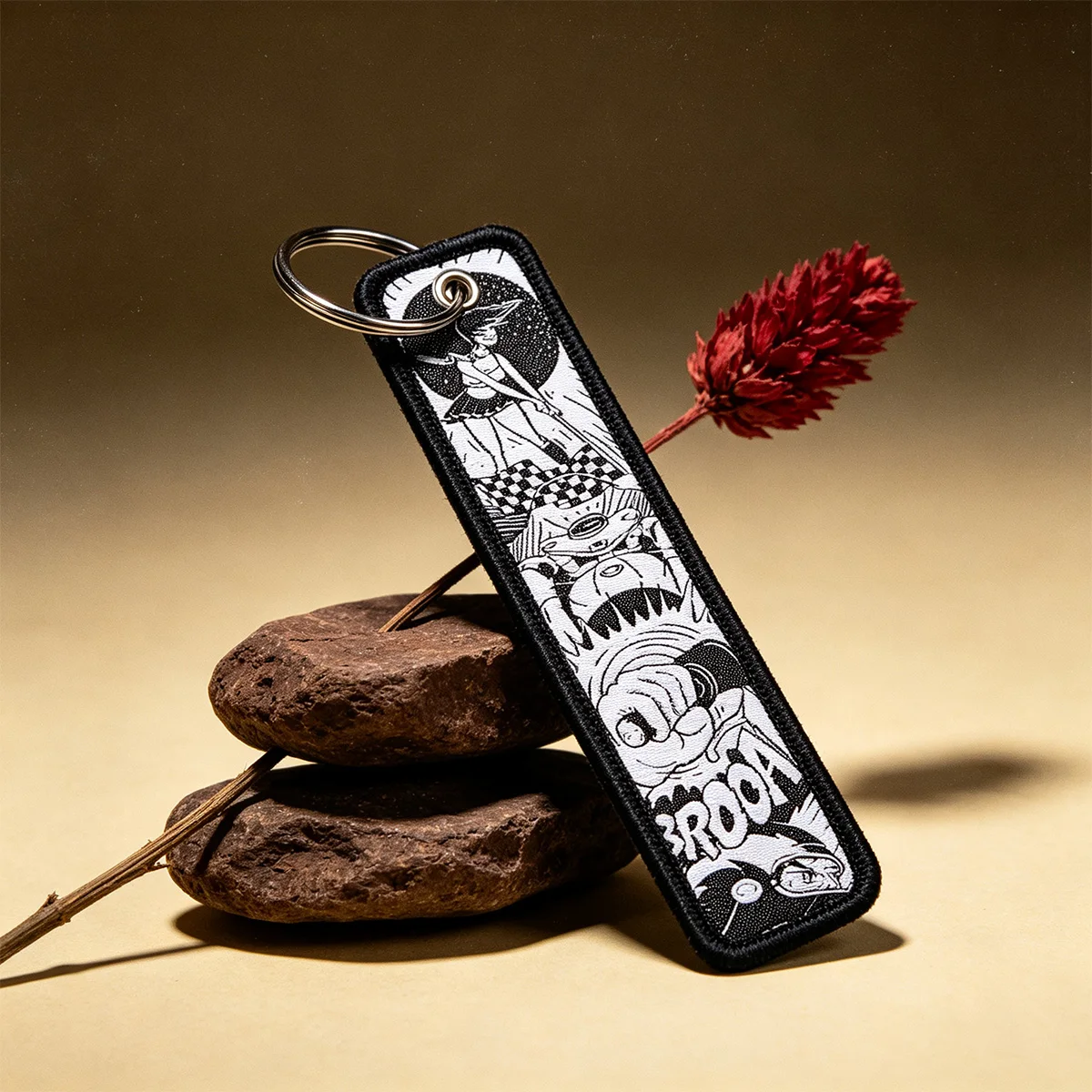 만화 고양이 자동차 열쇠고리, 배낭 열쇠고리, 멋진 상 - Embroidery Keychain 리뷰 및 가격