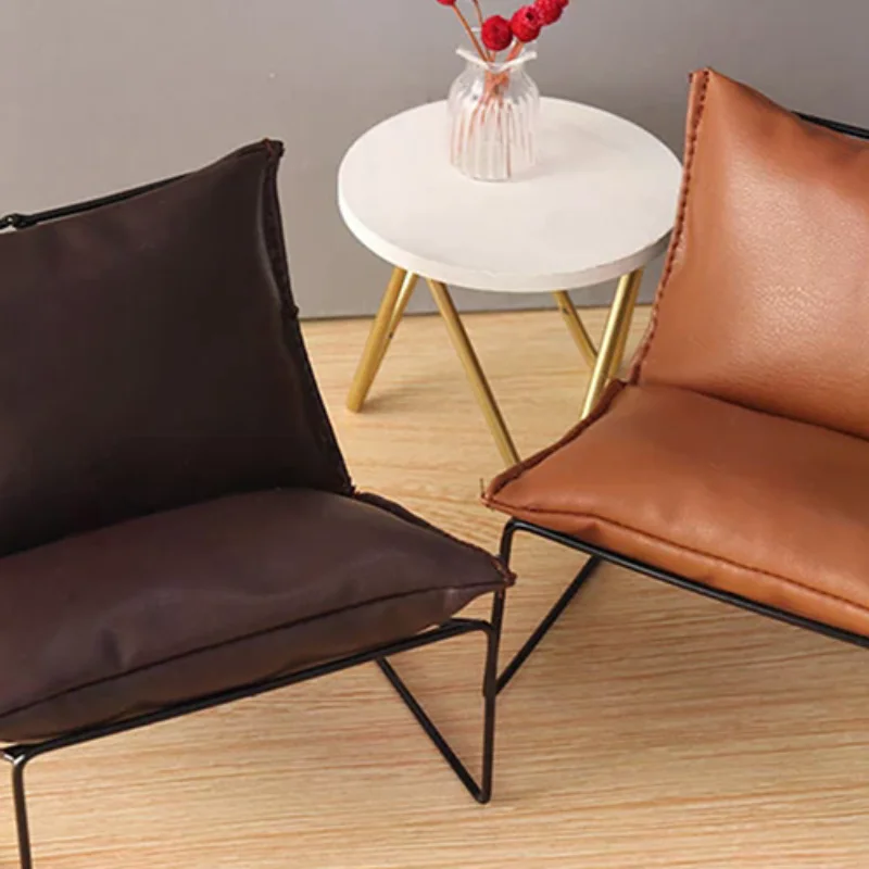 

1:6 1:12 Dollhouse Miniature Sofa Chair Back Chair Furniture Living Room Model Decor Toy