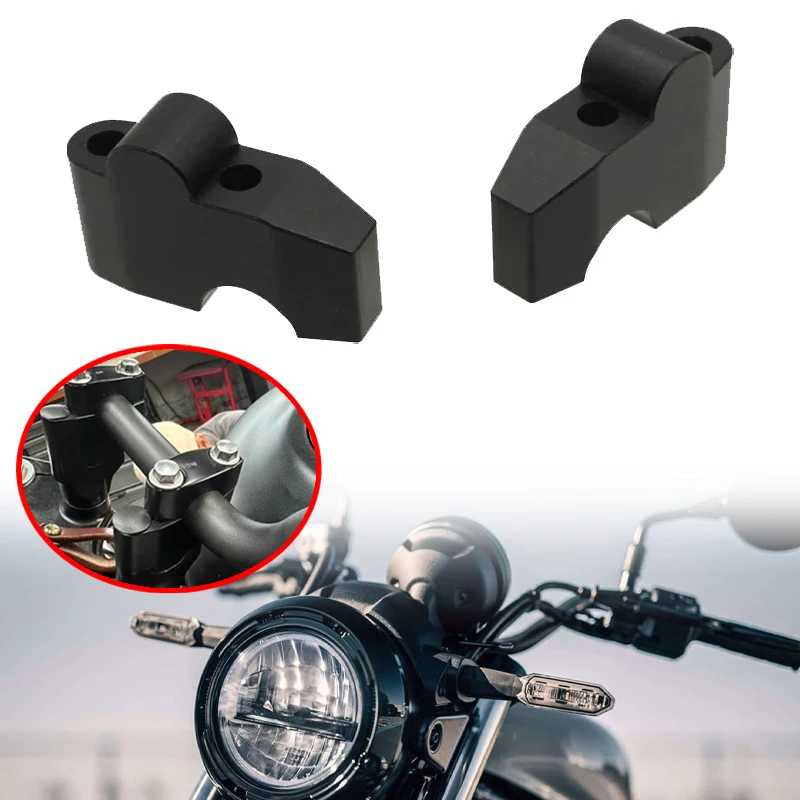 

For Kawasaki Eliminator500 Eliminator400 2024 Eliminator 400 500 Motorcycle Handlebar Mount Riser Handlebar Clamp Raised Extend