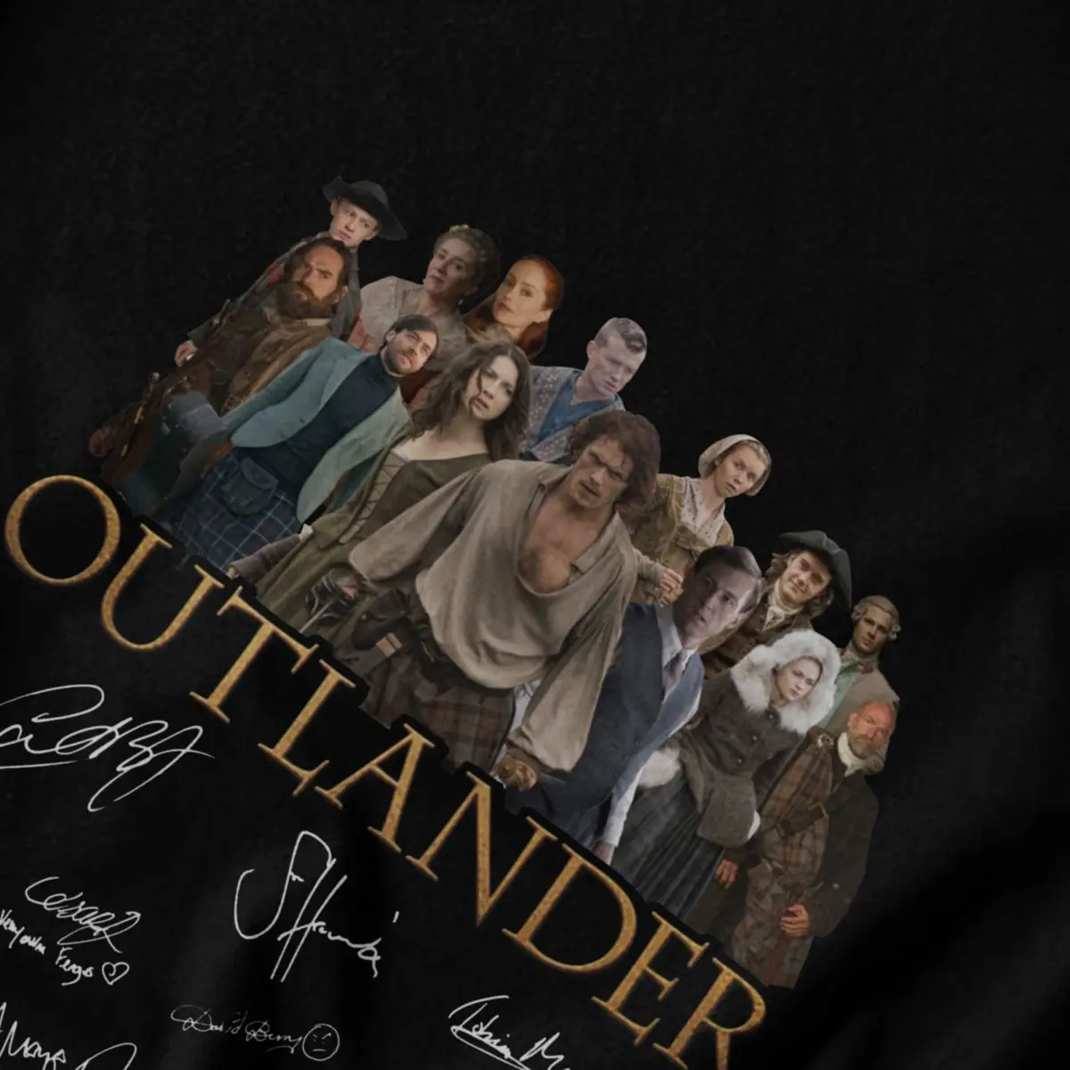 Men Outlander Series Funny T Shirt Vintage Cotton Shirt Men view 4
