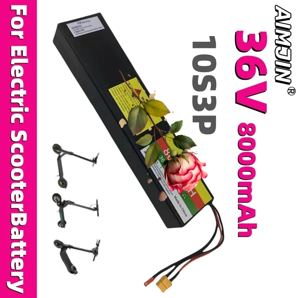 

10S3P 18650 Lithium-Ion Battery Pack 36V 8000mAH, Suitable for KUGOO S1/S2/S3 Electric Scooters