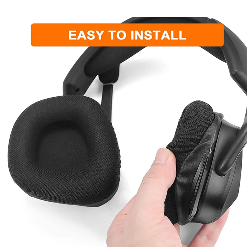 استبدال وسادات الأذن رغوة الذاكرة غطاء الوسادة ل قرصان باطل RGB النخبة اللاسلكية قسط سماعة الألعاب غطاء للأذن بطانة للأذن