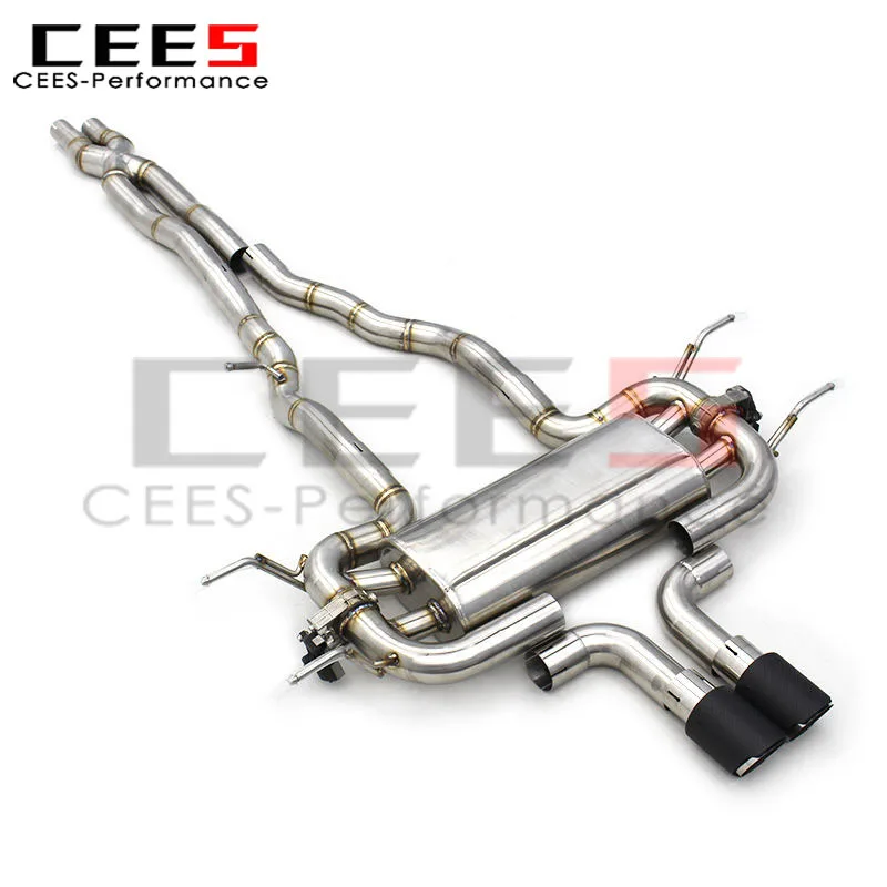 

CEES Catback Exhaust for Jaguar F-TYPE 3.0T 2017-2021 Exhaust Valve Control Exhaust System Stainless Steel Escape