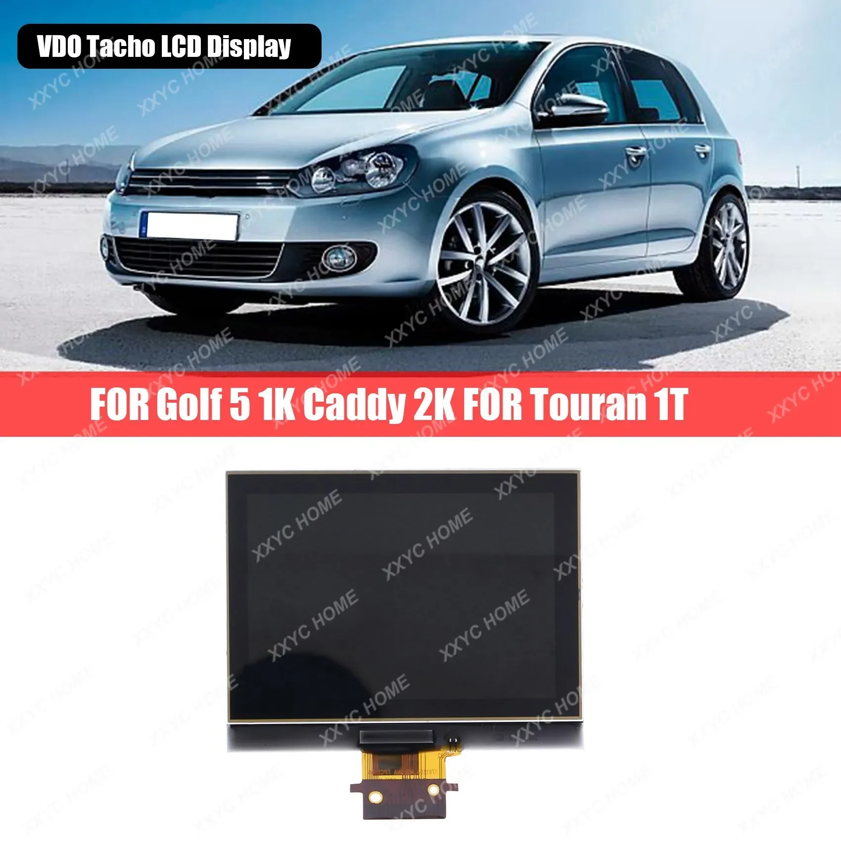 Car VDO Tacho LCD Display for VW Golf 5 1K Caddy 2K for Touran 1T G for Passat 3C A2C00043350