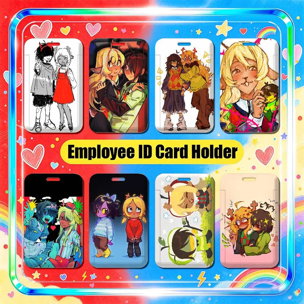 For Noelle Holiday Kris Deltarune Employee ID Card Holder Office Student Work Bank Credit Badge Decoration Case