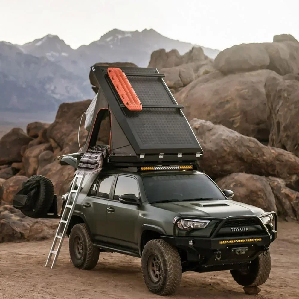 Off-road roof top tent Adventure car roof tent Aluminum  load-bearing roof tent  4x4