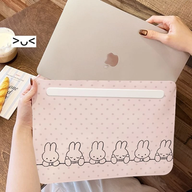 Cartoon Kawaii New Style Notebook Computer Bag Applicable Apple Good Quality Ultra Thin and Light Anti-scratch Good Looks Miffy