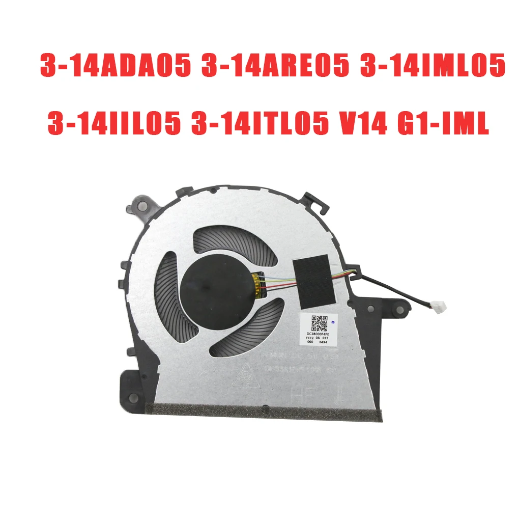 Cooling Fan For Lenovo For IdeaPad 3-14ADA05 3-14ARE05 3-14IML05 3-14IIL05 V14 G1-IML 5F10S13907 DC28000F4F0 DFSSK12115491