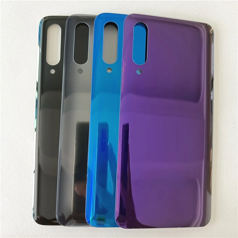 Dla Xiaomi Mi 9 tylna pokrywa baterii obudowa tylna obudowa 3D Panel szklany części zamienne do xiaomi Mi 9 SE pokrywa baterii