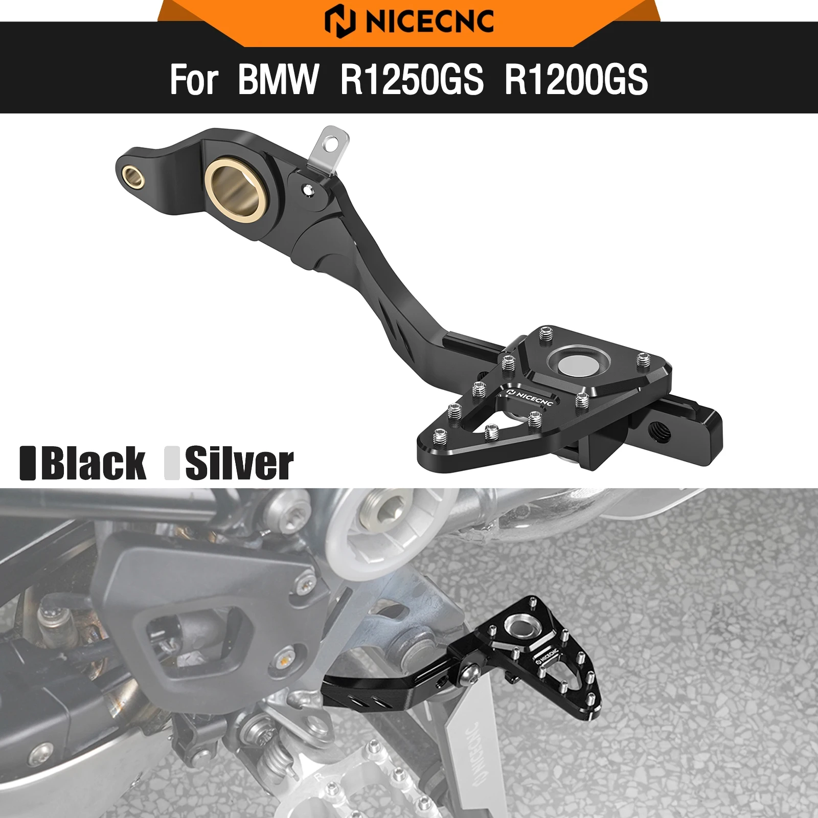 

For BMW R1250GS R1200GS Adjustable Rear Brake Lever Pedal R 1250GS R1250 GS R 1250 GS 2019-2022 2023 R1200 GS R 1200GS 2013-2018