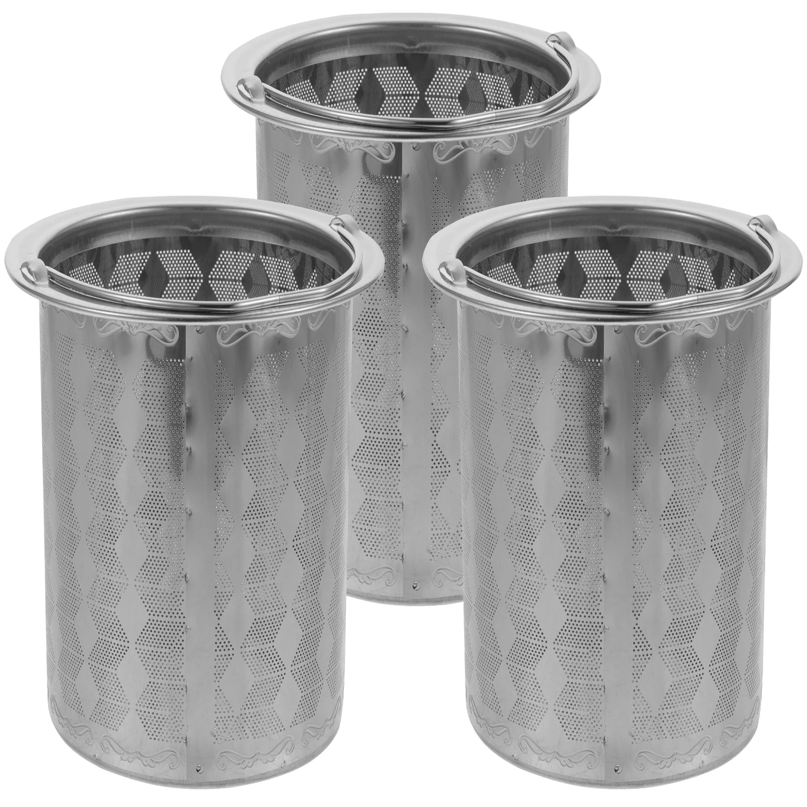 

3Pcs Tea Filter Strainer 304 Stainless Steel Fine Mesh Infuser Pot Kettle Teapot Residue Strainers Reusable