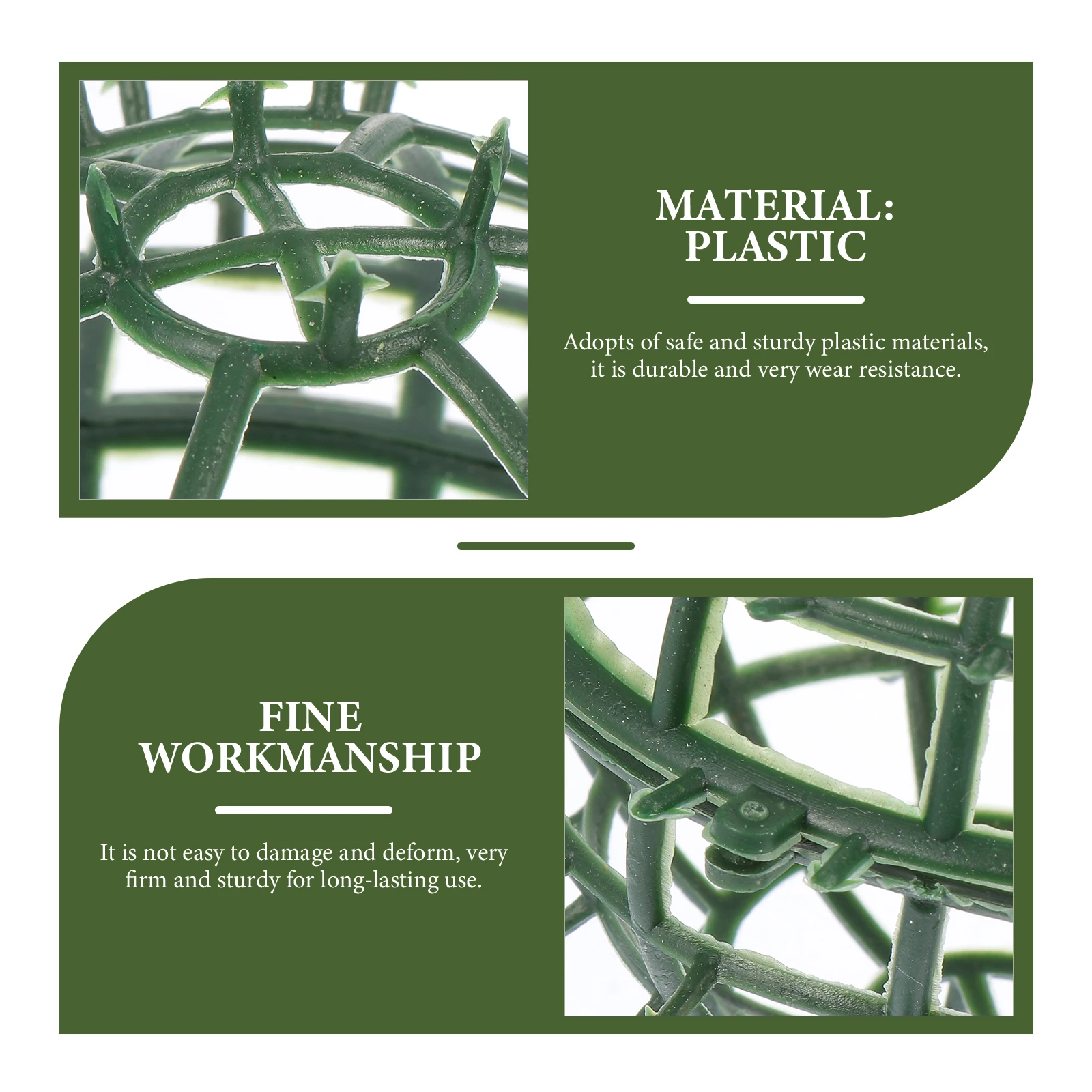 

5 Pcs Ball Rack Plastic Holder Artificial Plants Flower Holder Wedding Decor Grass Ball Stand Durability