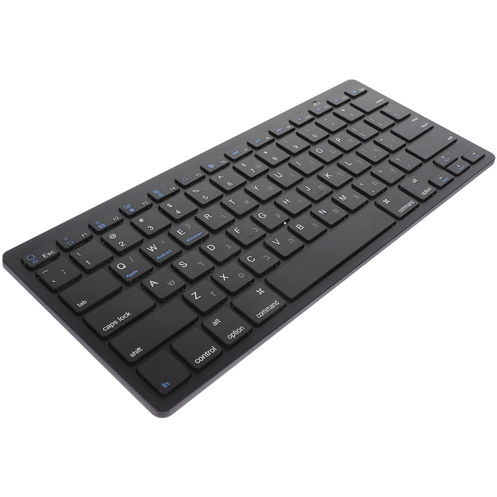 Hebrew Keyboard Office Portable Mechanical Wireless Laptop Computer Accessory Silent Abs For Phone Work