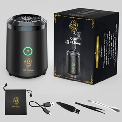 Portable mini Electric Incense Burner Oud Arabic Bakhoor Aroma Diffuser Arabian Rechargeable Incense Holder