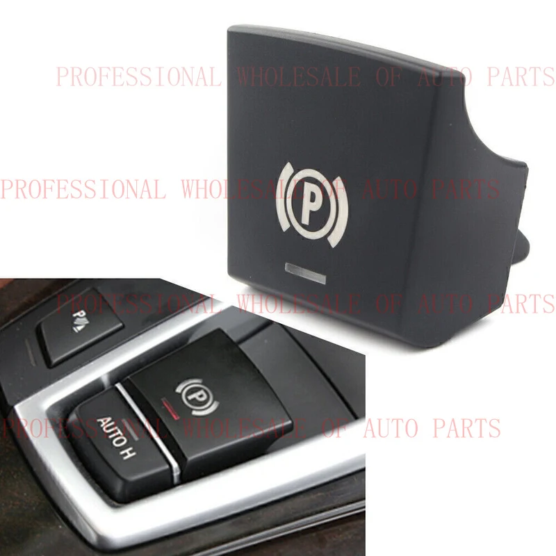 

V+ Parking Brake Switch P Button Cover For BMW 5 Series 6 Series X3 2010-2013
