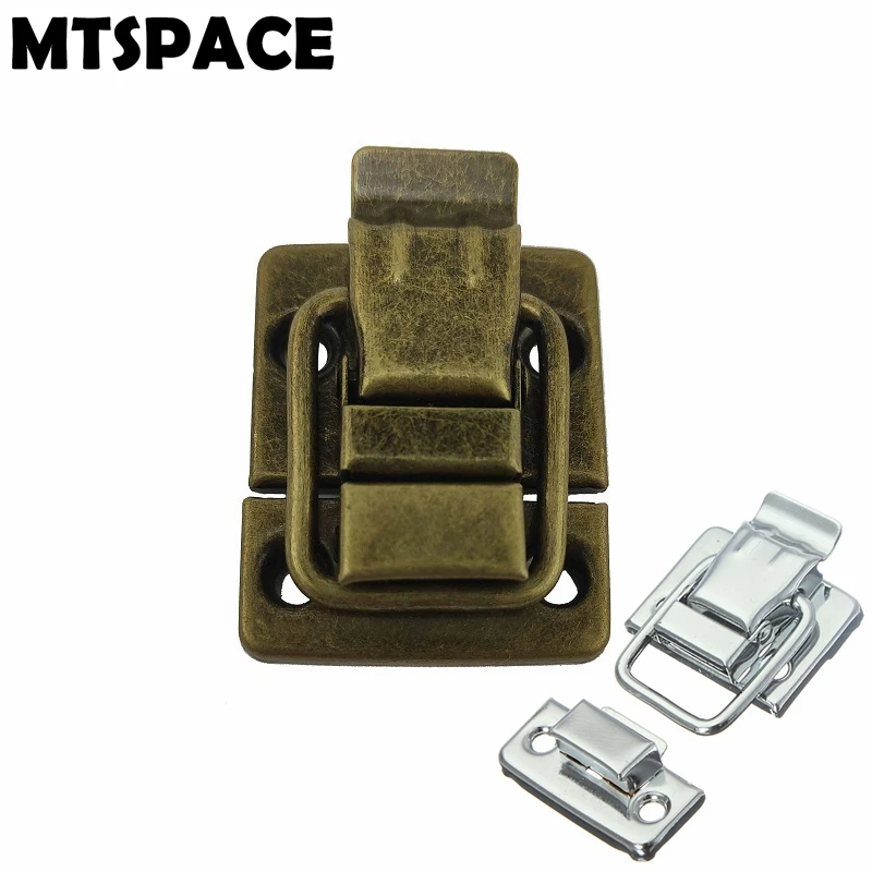 MTSPACE 1Pcs Stainless Steel Chrome Toggle Latch for Chest Box Case Suitcase Tool Clasp 43mm Simply Lift The Pull Arm To Open