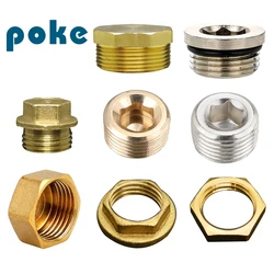 Copper hexagon plug 1/8