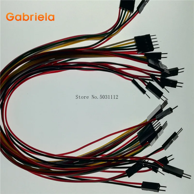 10PCS 2.54MM 2.54 Wire Dupont Line male to male 1P2 3 4 5 6 7 8 9 10 12 Pin Dupont cable connector JUMPER CABLE WIRE FOR PCB