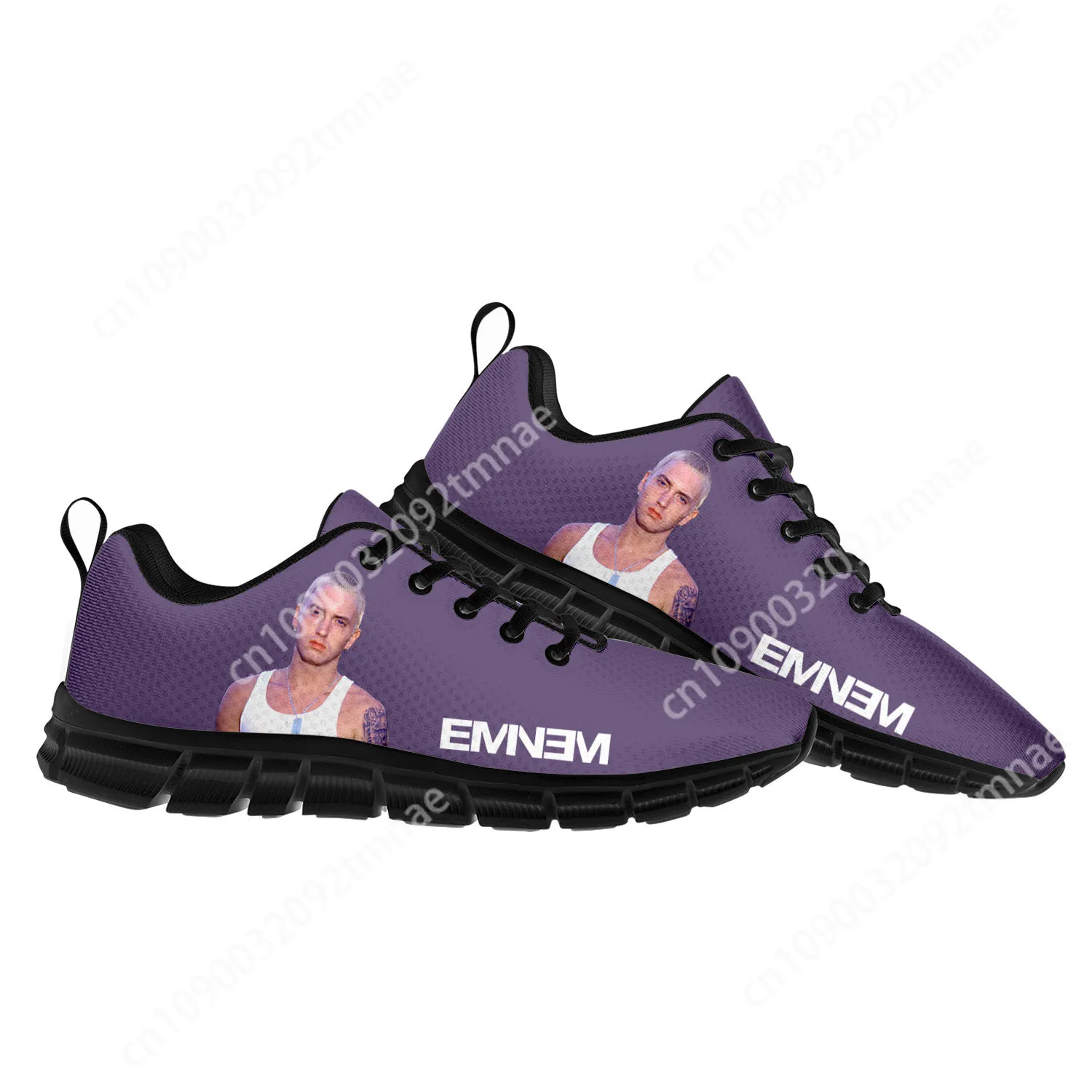 Eminem Hip Hop Rapper Music Popular Sports Shoes Mens Womens Teenager Kids Children Sneakers Custom High Quality Couple Shoes