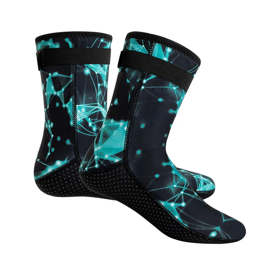 Swimming Snorkeling Socks Unisex Winter Warm Diving Surfing Boots Neoprene Anti Slip Wearable Portable Lightweight for Men Women