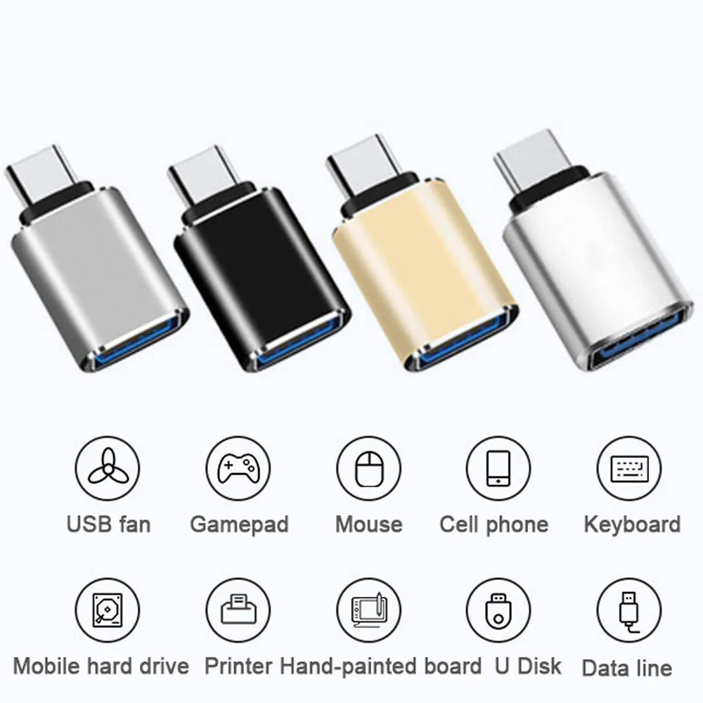Адаптер OTG Type-c на Micro USB Type-C на Usb 3,0