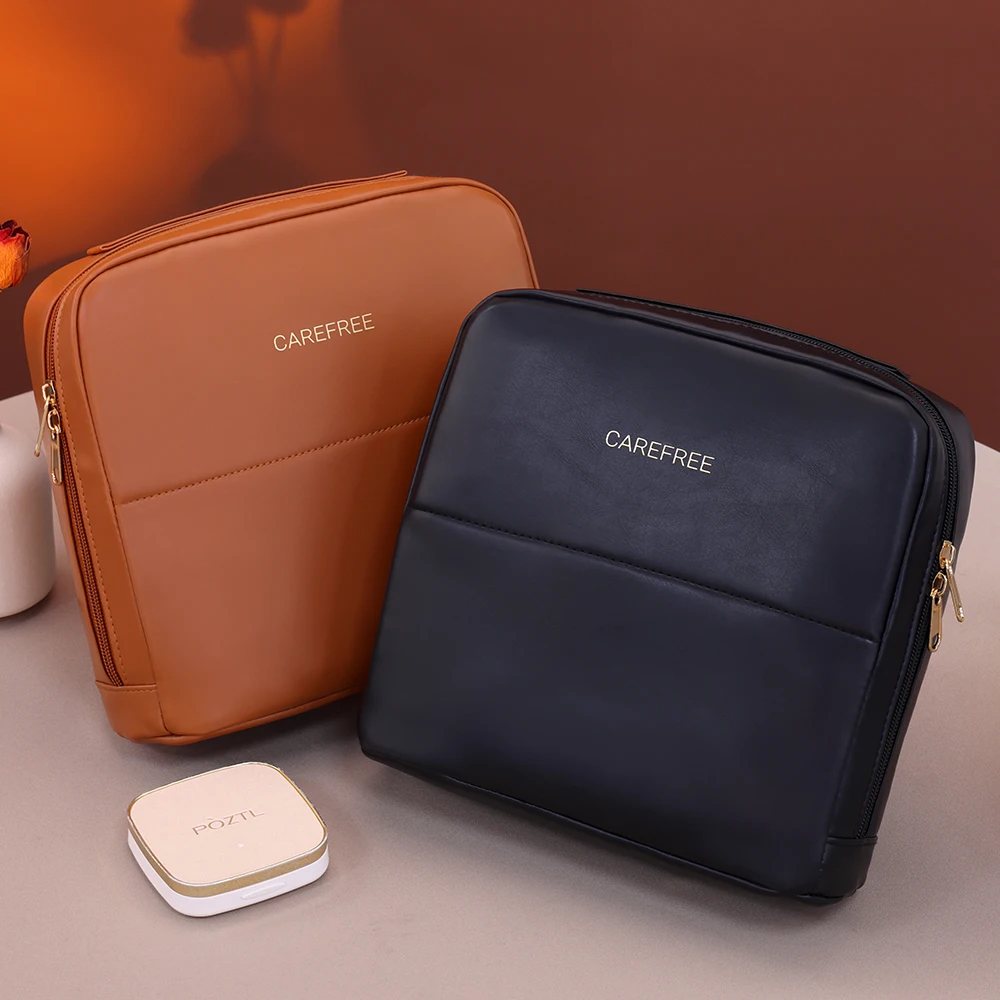 Tragbare Steh-Tasche für Reisen, Wasserdichte Toilettenartikel-Aufbewahrungstasche für Kosmetikartikel, Make-up-Organizer für Frauen – Detail 12