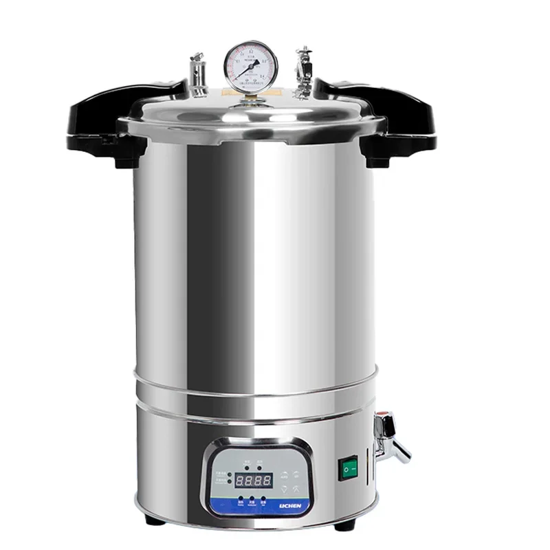 Autoclave laboratory surgery portable high temperature sterilizer stainless steel vertical steam sterilizer