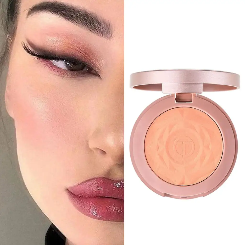 4xFace Blush Set with Brush And Mirror for Makeup in 2 Shades