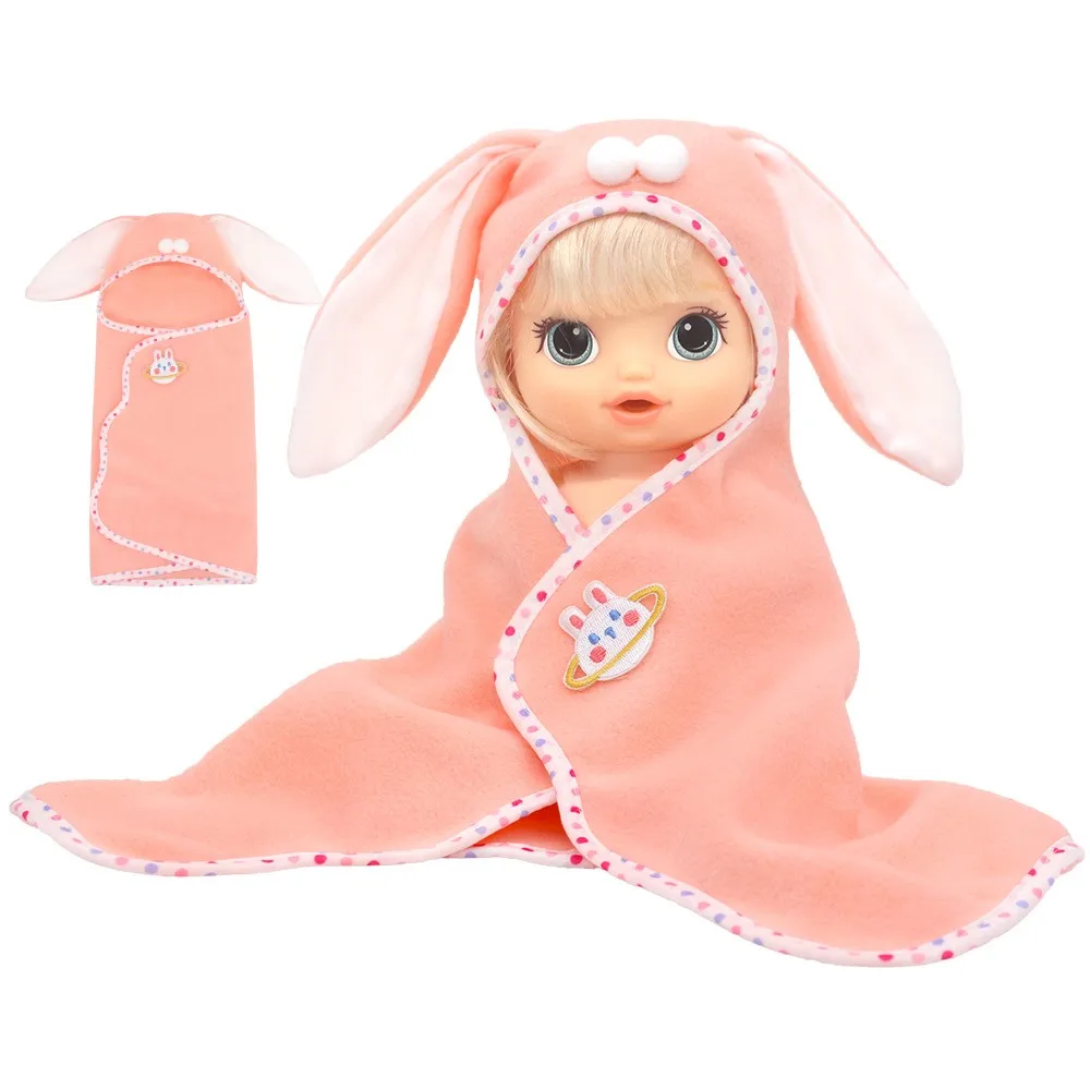 Suitable for accessories such as 12-18 inch doll duvets, bath towel dolls, pink bunny ear dolls, and also as holiday gifts.