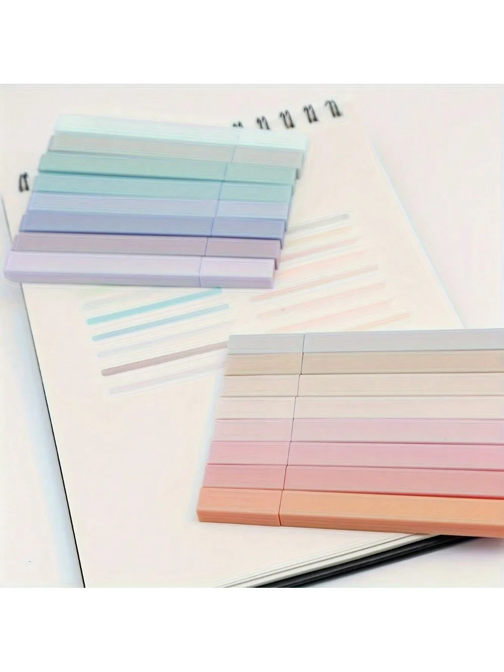 6/12/24pcs Pastel Highlighter Set - Ink-Free & Smudge-Proof for Journals, School Supplies, Office - Easter Gifts for Teens