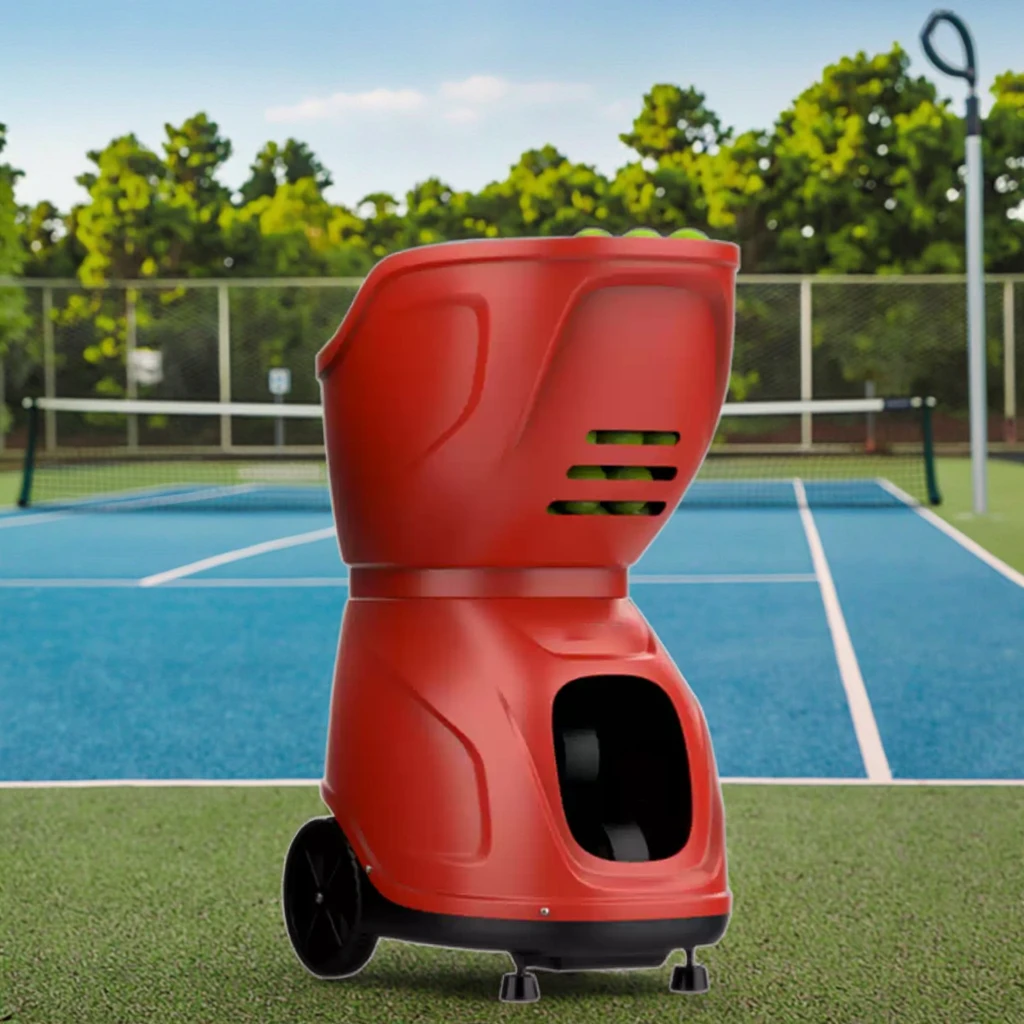 Professional High Quality Tennis & Padel Ball Serving Machine Fully Automatic Training Equipment with Remote Control Portable