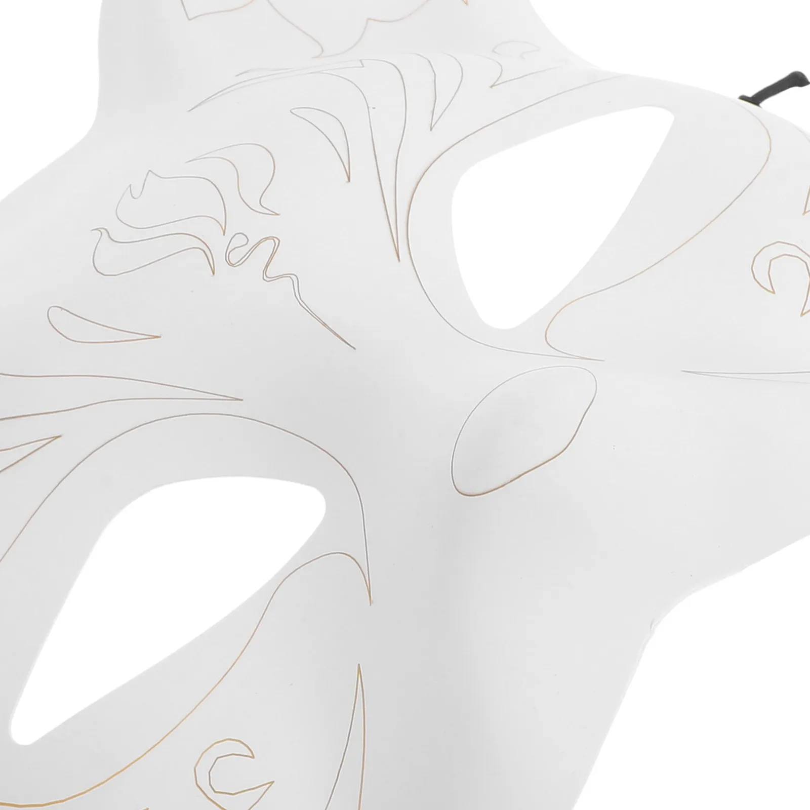 1Set Blank Cat Masks DIY Paintable Animal Mask Set for Women Halloween Costume Cosplay Masquerade Performance Art Craft