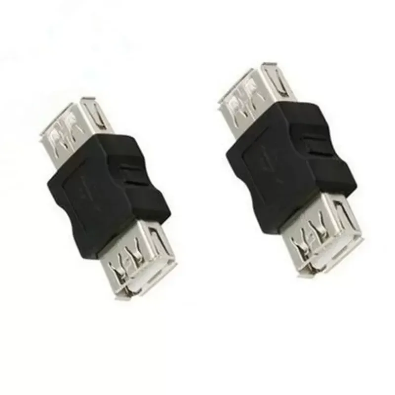 USB Female to Female Adapter Data Charging Converter Double Female Head Direct Connection USB Port to Port Coupler