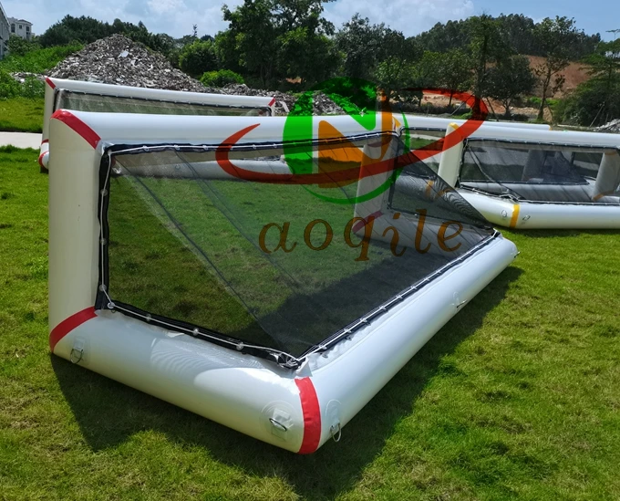 Hot Selling 0.9mm PVC Tarpaulin Inflatable Goal Post Inflatable Water Polo Goal for Pool