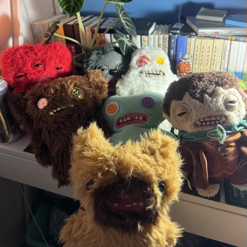 Fuggler الذهب راش سلسلة كبيرة الأسنان الوحش ألعاب من القطيفة دمية لطيف مضحك وحوش قبيحة فتاة الاطفال اللعب شخصيات كرتونية الأطفال هدية