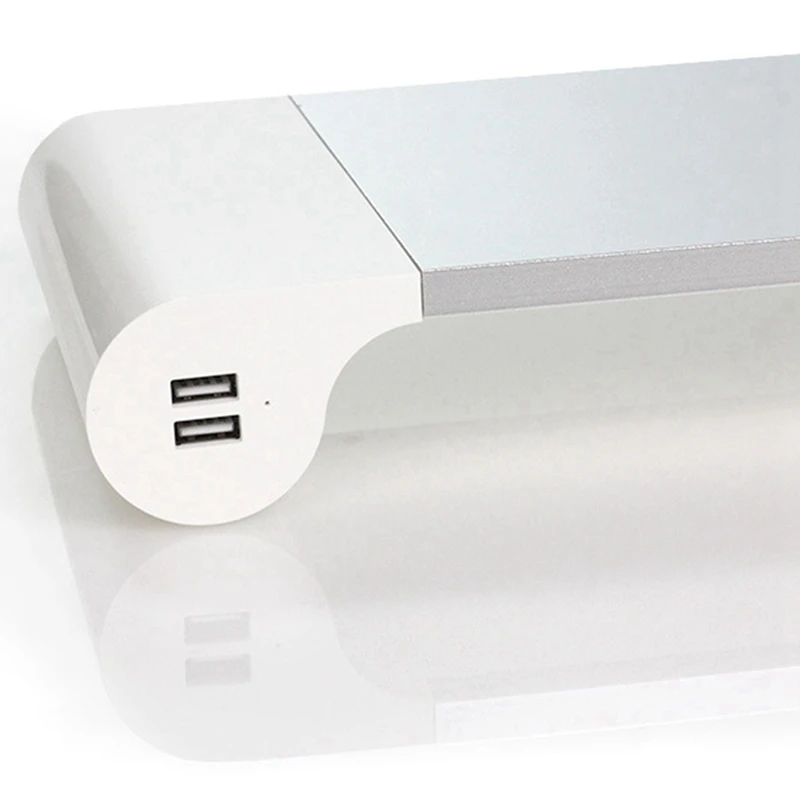 แท่นตั้งจอแอลซีดีฮับคอมพิวเตอร์พร้อมพอร์ตชาร์จ USB ปลั๊ก EU